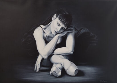 Ballerina - a Paint Artwork by Angeles